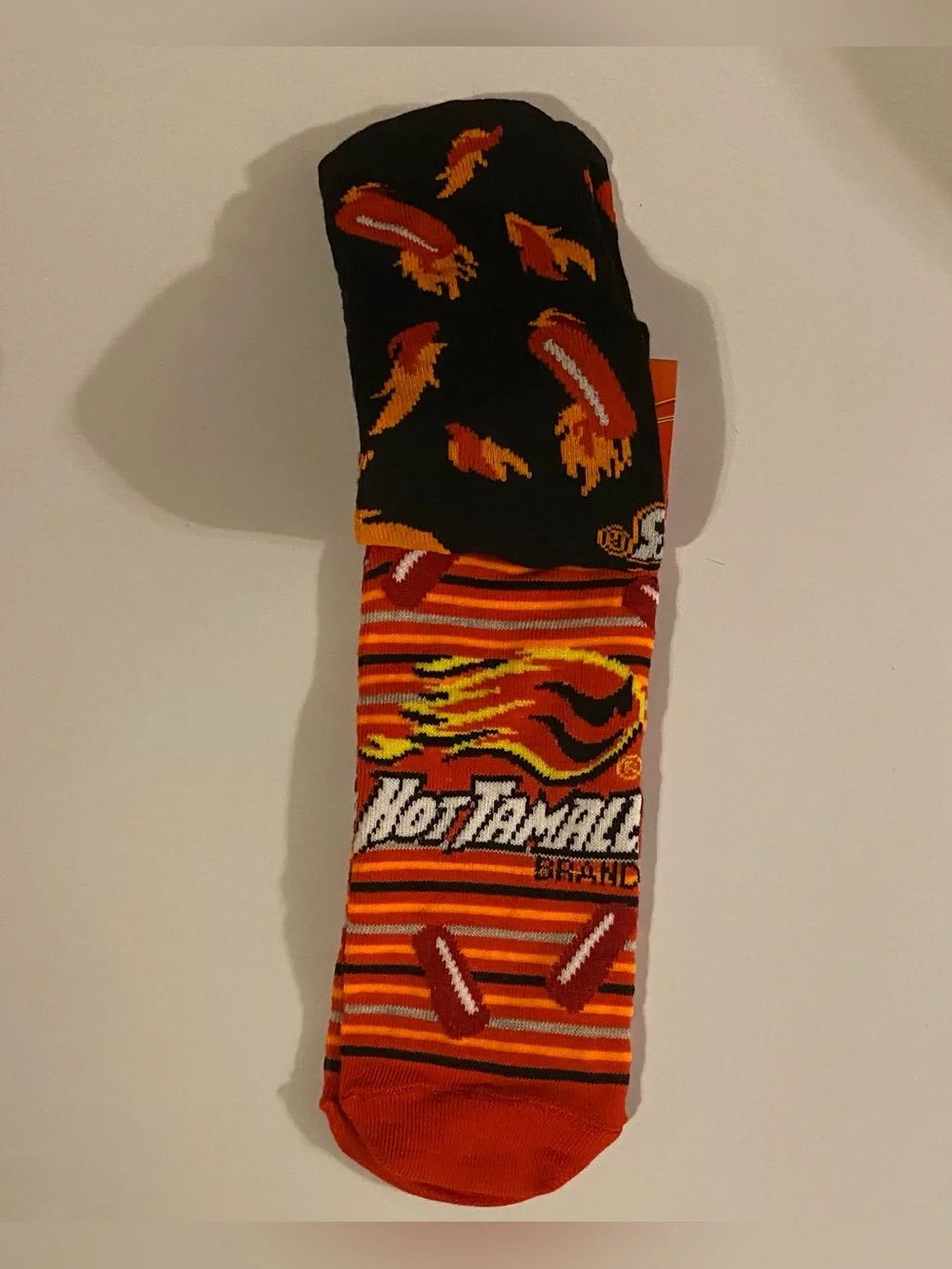 Fun Novelty Socks Featuring Hot Tamales